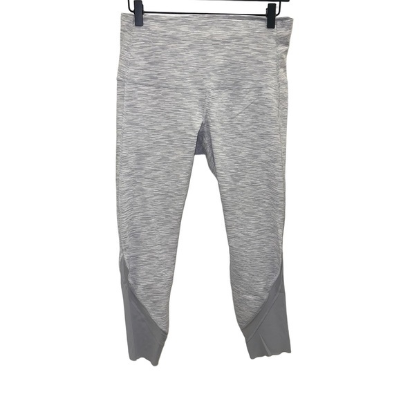 Lululemon Wunder Under Scalloped Hem Crop 23” Mesh Leggings NWOT Size 10 - Picture 1 of 5